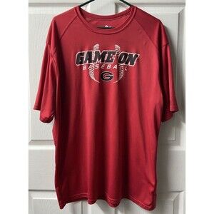 Badger T shirt Georgia Baseball Mens Size XL Crew Neck Short Sleeved
